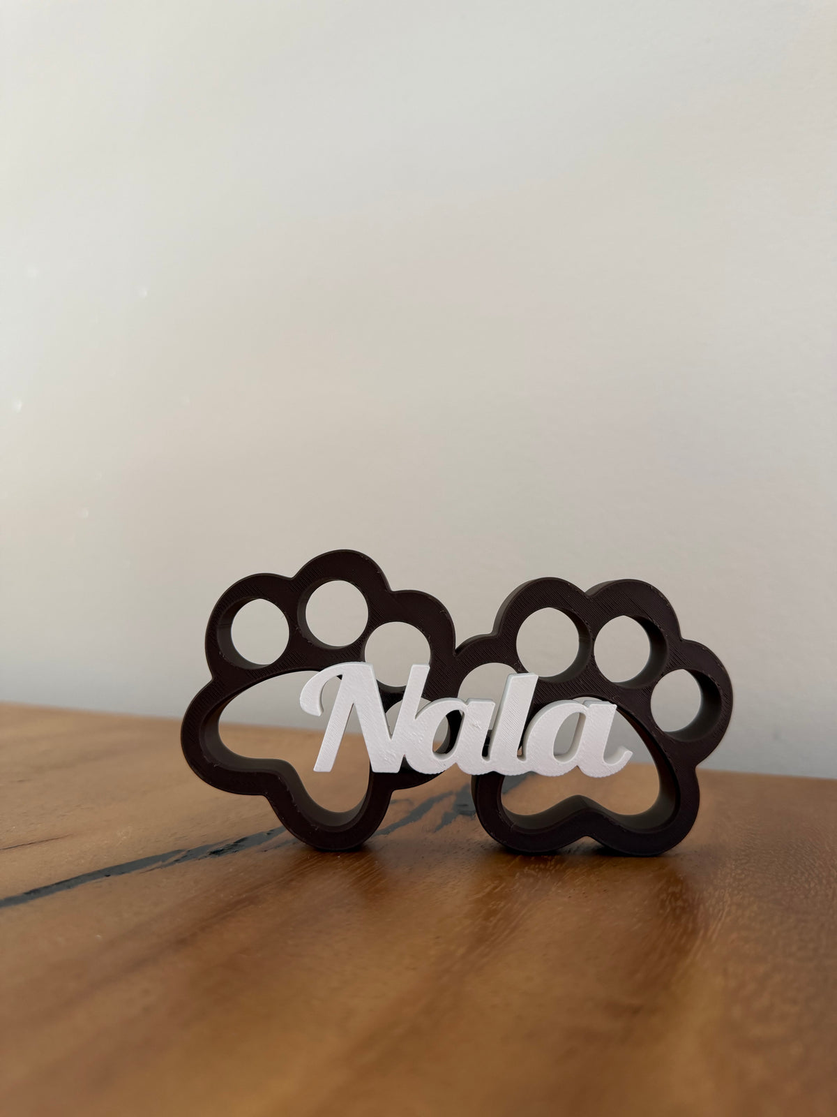 Gepersonaliseerd kattenpootje met naam