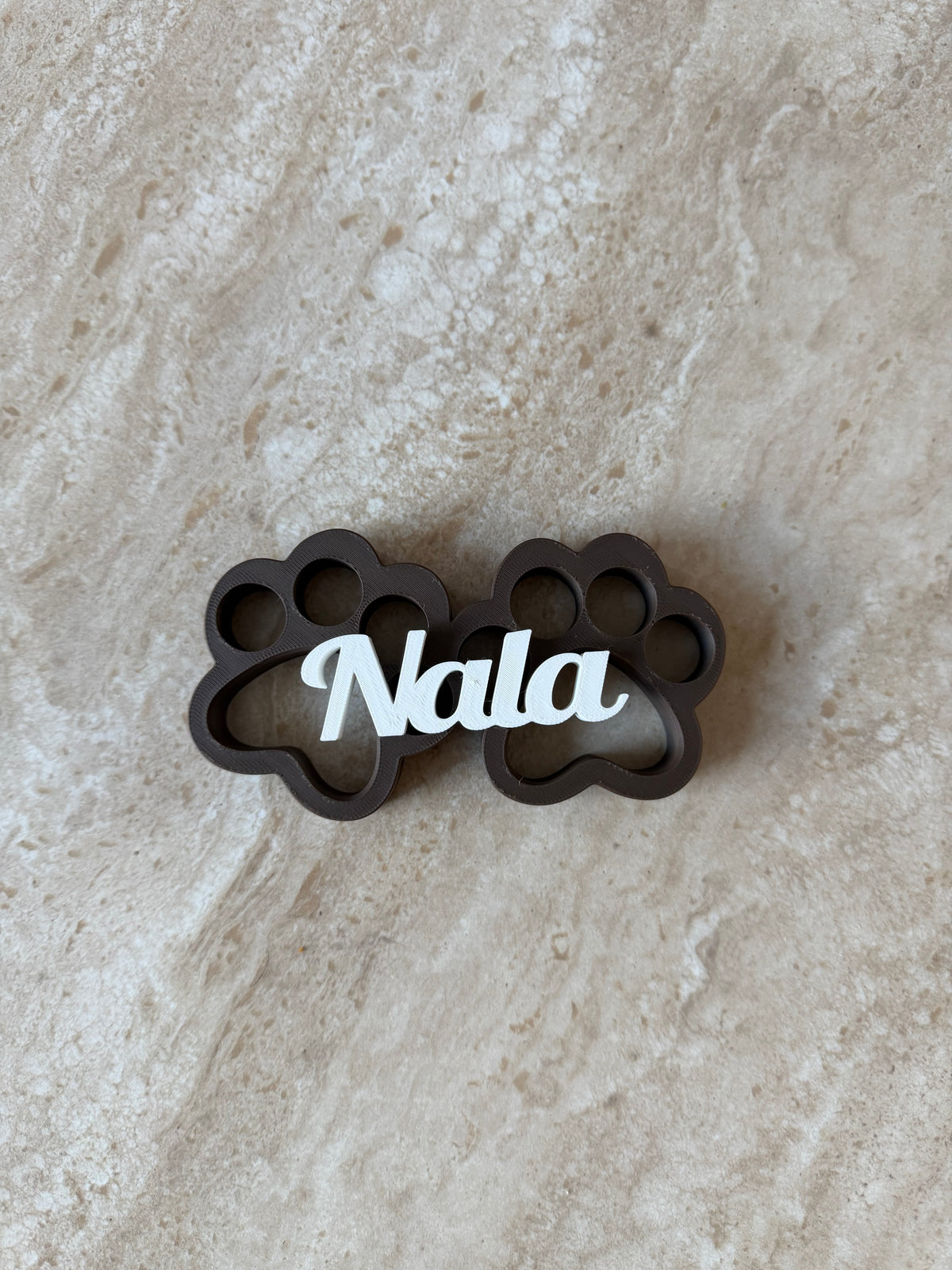 Gepersonaliseerd kattenpootje met naam